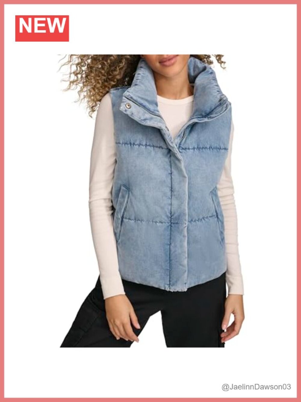 Vegan Leather Quilted Short Puffer Vest Sleeveless Fall Outerwear